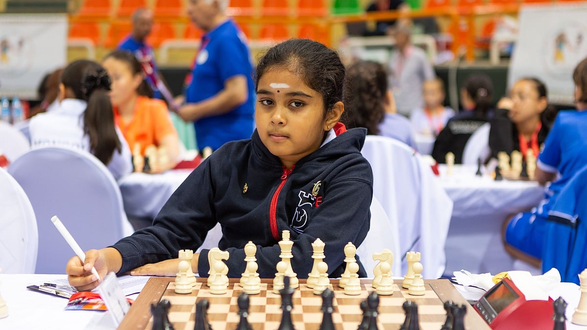 File photo of Tamil-origin English chess sensation Bodhana Sivanandan. - X/International Chess Federation 